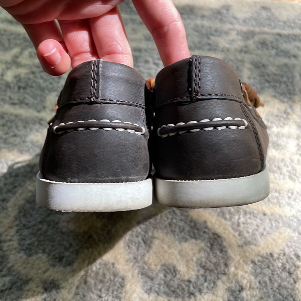 Bass Regatta Leather boat shoes size 6 - Picture 3 of 6